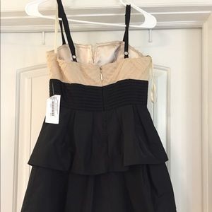 BCBG Two tone wedding guest dress